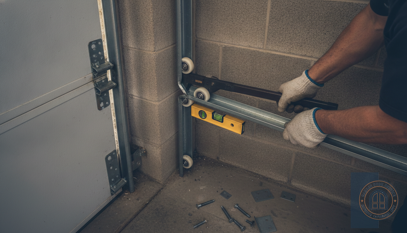 Garage Door Track Repair and Alignment