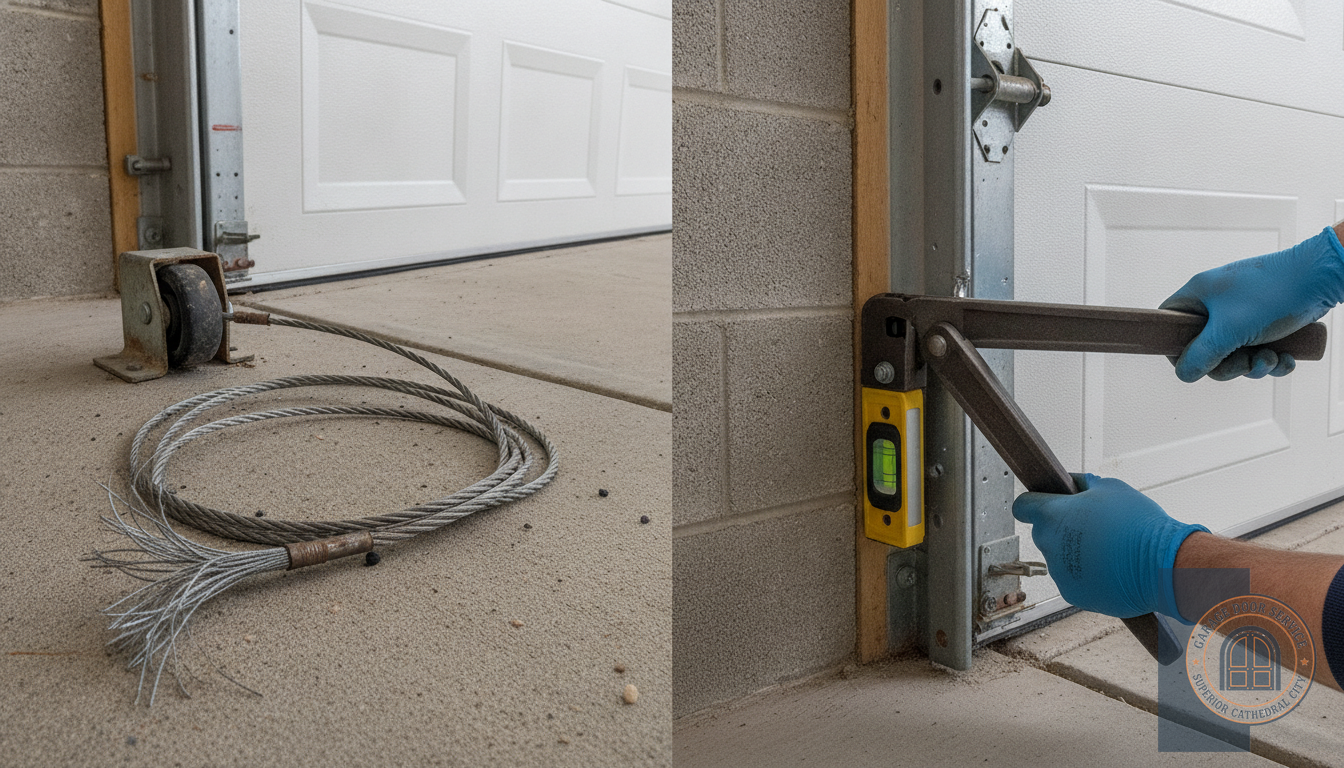 Garage Door Cables and Tracks: The Hidden Safety Systems Every Cathedral City Homeowner Should Understand